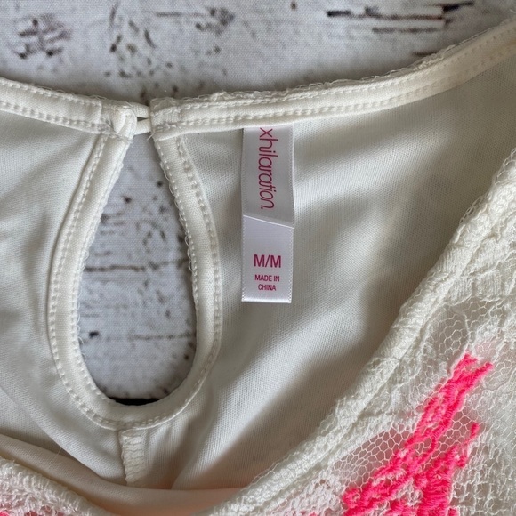 White summer Xhilaration lacey dress - Picture 3 of 4